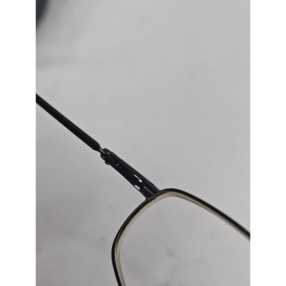 Nike Flexon 4062 001 Black Oval Eyeglass Frames Memory Metal w/ Hard Case